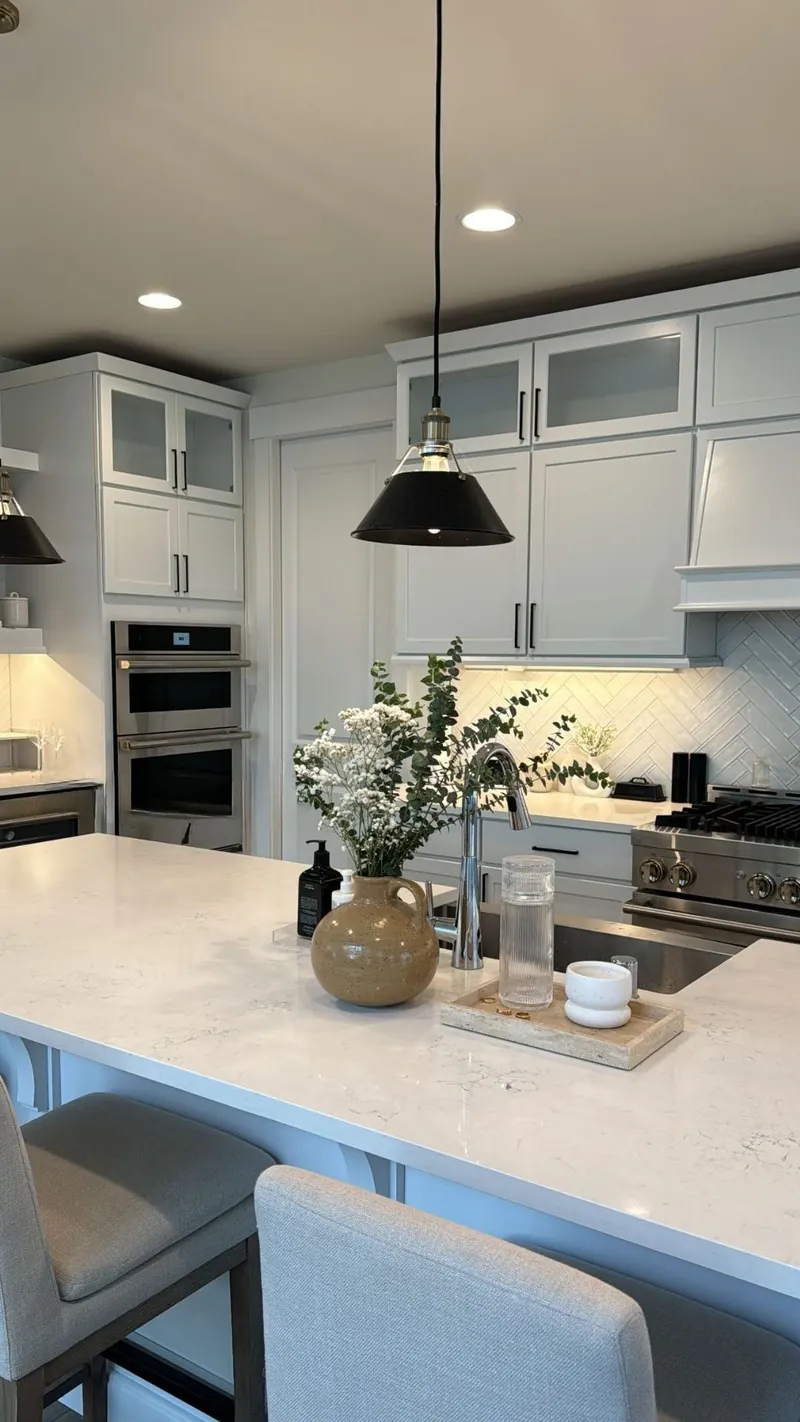 Kitchen after deep clean — polished surfaces